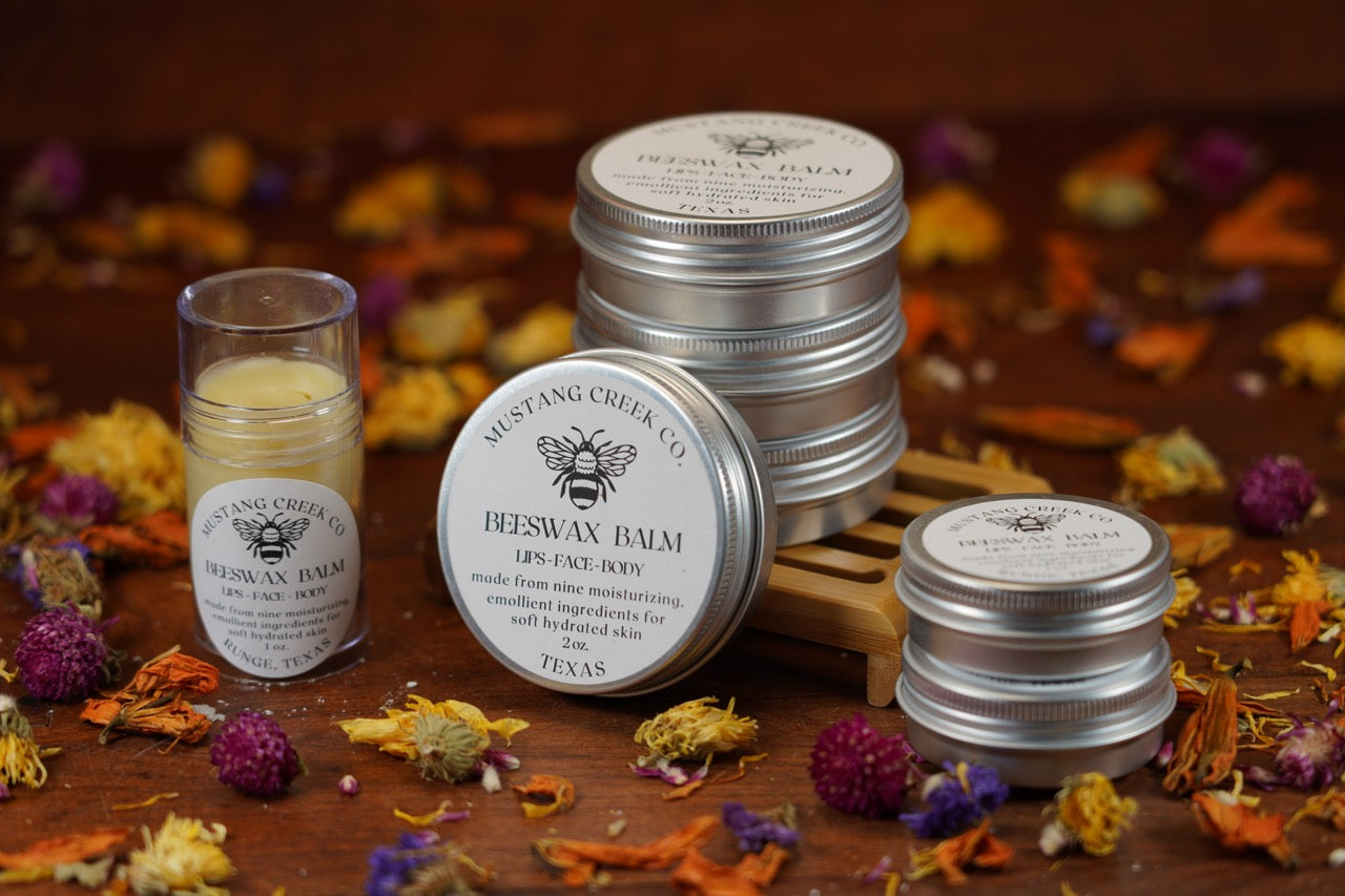 UNSCENTED BEESWAX BALM - 2 OZ TIN