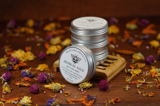 UNSCENTED BEESWAX BALM - 2 OZ TIN